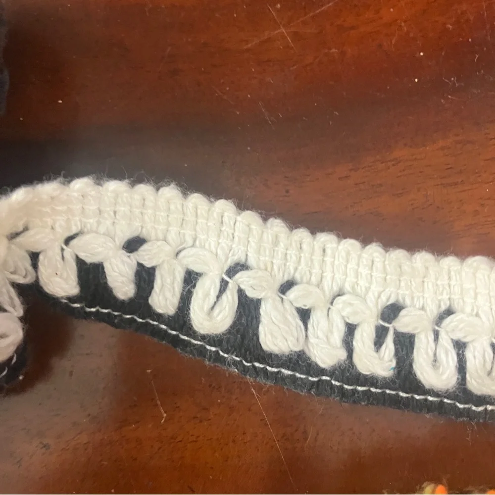Lot of 6 Vintage Woven Trim Pieces Sewing Supplies Craft
